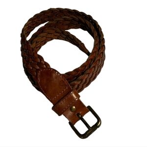 Authentic Braided Leather Belt